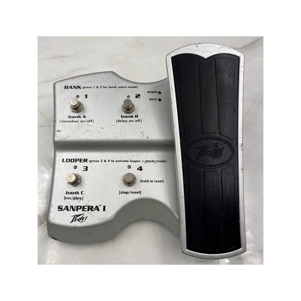 Peavey Sanpera I Foot Controller Pedal for Vypyr Series Amplifiers Silver